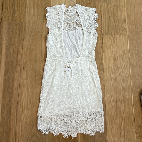 New with tags free people white lace mini dress - Picture 2 of 2
